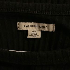 American eagle Medium black crop top